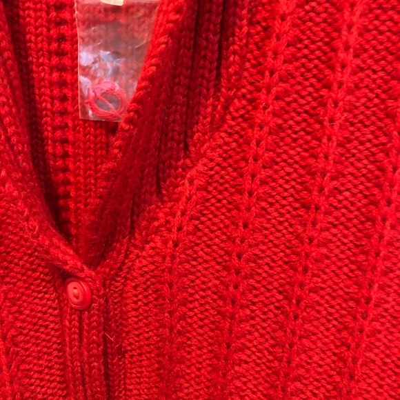 NEW Eddie Bauer Bauer 100% Cable Wool Vest Small - Picture 3 of 5